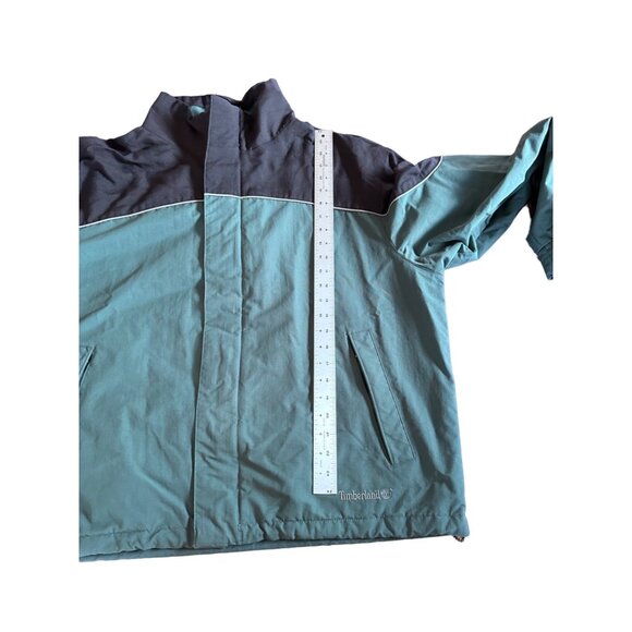 Timberland Jacket Men's XL Green and Black Weathergrear 3 in 1 Exterior Nylon - Picture 8 of 16